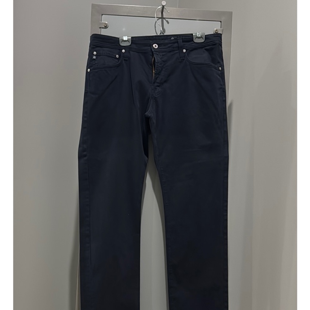 Ag Adriano Goldschmied Navy Blue Chinos “Graduate”Timeless Comfort
